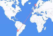 Flyg från Mendoza, Argentina till Stavanger, Norge