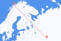 Vols de Kazan, Russie vers Tromso, Norvège