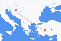 Flyrejser fra Banja Luka, Bosnien-Hercegovina til Isparta, Tyrkiet