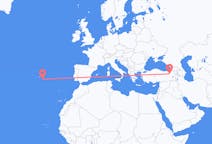 Flights from Erzurum, Turkey to Ponta Delgada, Portugal