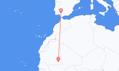 Flyrejser fra Nema til Sevilla