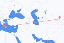 Flyreiser fra Andizjan, Usbekistan til Khania, Hellas