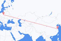 Flyg från Yancheng, Kina till Warszawa, Polen