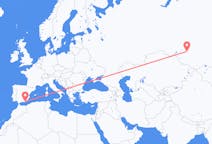 Flyg från Novosibirsk till Almería