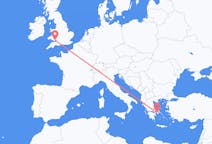 Flyrejser fra Cardiff til Athen