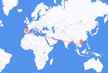 Flyg från Chu Lai, Vietnam till Malaga, Spanien