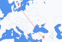 Flights from Gaziantep, Turkey to Växjö, Sweden