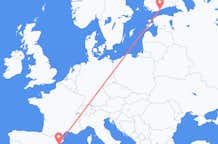 Flyreiser fra Barcelona, til Helsingfors