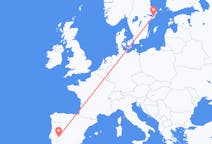 Flights from Badajoz, Spain to Stockholm, Sweden