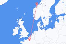 Flights from Kristiansund to Paris