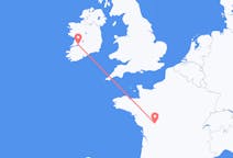 Flyg från Poitiers, Frankrike till Shannon, County Clare, Irland