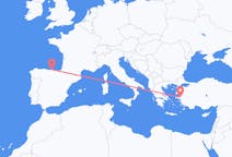 Vols d'Izmir, Turquie pour Santander, Espagne