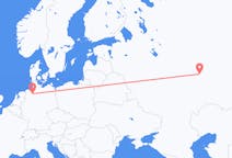 Flyg från Kazan, Ryssland till Bremen, Tyskland