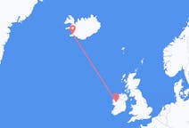 Vluchten van Klop, Ierland naar Reykjavík, IJsland