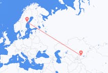 Fly fra Bisjkek til Örnsköldsvik