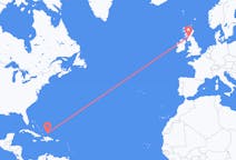 Flights from Cockburn Town, Turks & Caicos Islands to Glasgow, the United Kingdom