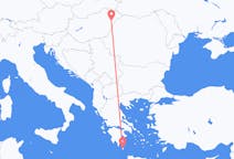 Vuelos de Debrecen, Hungría hacia Citera, Grecia