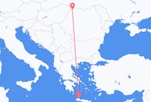 Vluchten van Satu Mare, Roemenië naar Chania, Griekenland