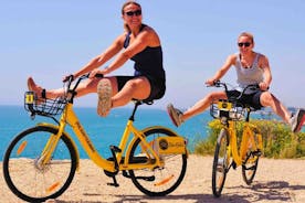 Alicante: Calas & Beaches Snorkeling with E - Bikes