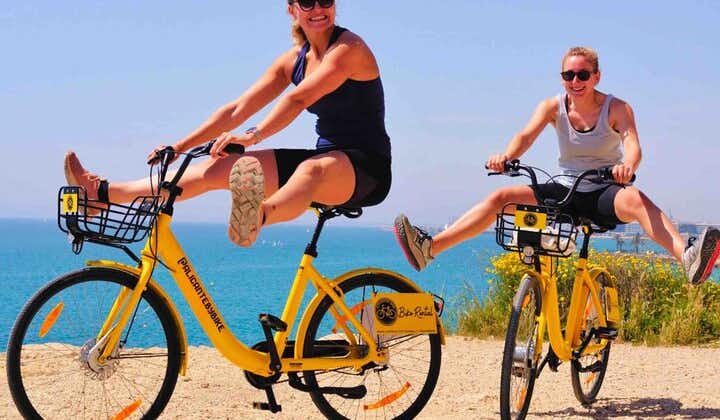 Alicante: Calas & Beaches Snorkeling with E - Bikes
