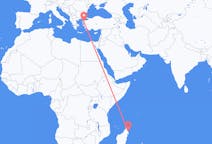 出发地 马达加斯加桑巴瓦目的地 土耳其埃德雷米特的航班
