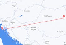 Flyreiser fra Pula, til Bacau