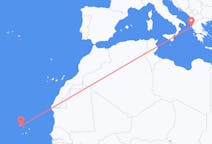 Flights from São Vicente in Cape Verde to Corfu in Greece