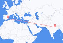 出发地 印度出发地 瓦拉納西目的地 西班牙阿利坎特的航班