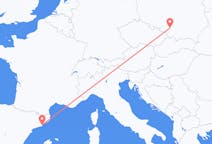 Flights from Barcelona, Spain to Katowice, Poland