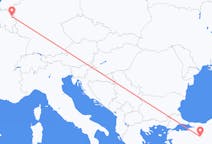 Fly fra Eskişehir til Maastricht