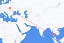 Flyreiser fra Nakhon Si Thammarat-provinsen, Thailand til Satu Mare, Romania