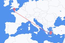 Flyreiser fra Saint Helier, til Santorini