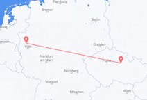 Vluchten van Pardubice, Tsjechië naar Duesseldorf, Duitsland