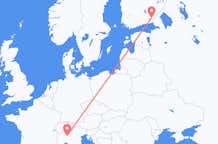 Flyg från Milano, Italien till Villmanstrand, Finland