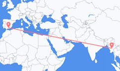 Flyg från Naypyidaw, Myanmar (Burma) till Granada, Nicaragua, Spanien