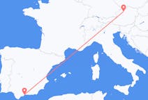 Vluchten van Linz, Oostenrijk naar Malaga, Spanje