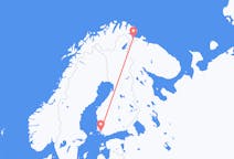 Vols depuis la ville de Turku vers la ville de Kirkenes