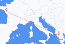 Flyreiser fra Ioánnina, Hellas til Nantes, Frankrike