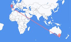 Flights from Hobart to La Coruña