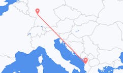 Flights from Mannheim to Tirana