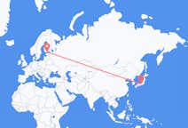 Flyrejser fra Nagoya til Helsinki