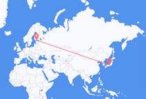 Flights from from Nagoya to Helsinki