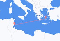 Vols depuis la ville de Sfax vers la ville de Naxos