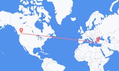 Flyreiser fra Kamloops, Canada til Denizli, Tyrkia
