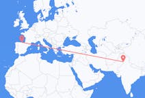 Flights from Lahore to Santander