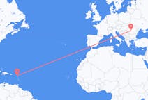 Flyreiser fra Antigua, Antigua og Barbuda til Sibiu, Romania