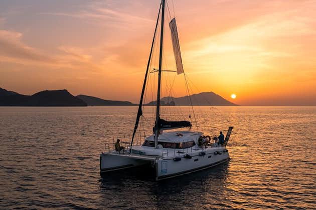  Half-Day PRIVATE Sunset Cruise Catamaran to Kleftiko with Lunch 