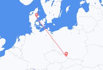 Flights from Ostrava in Czechia to Aarhus in Denmark
