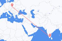 Flights from Madurai to Ostrava