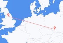 Flyg från Leeds, England till Katowice, Polen